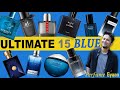 Top/Best 15 BLUE Perfumes For Men 💙 हिंदी में All Weather | Daily Use | Inoffensive | Compliments