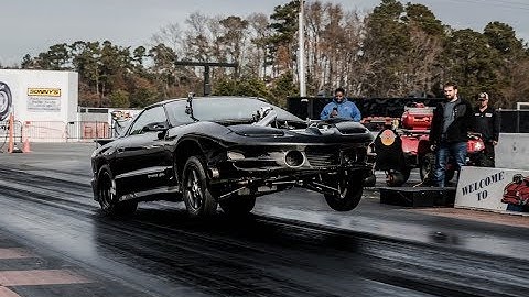 No Prep testing Single Turbo Trans am! The BOOSTED ROOSTER!!