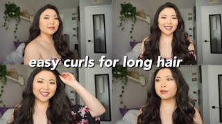 The EASIEST Hair Routine | 10 Minute Curls
