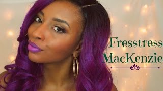Freetress Equal MacKenzie Lace front Wig Review: OTPurple 💜 screenshot 5