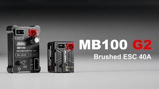Smaller, Smarter, Smoother Injora Mb100 G2 Waterproof Brushed Esc 40A For 124 118 Rc Crawlers