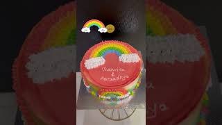 Jhanvika &amp; Aaraadhya’s special 🌈 rich choco truffle cake—pure indulgence, love &amp; sweet celebration 🍫