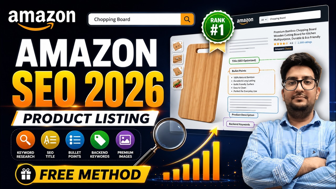 Amazon SEO 2026 Step-by-Step: Complete Product Listing Optimization Guide (No Paid Tools)