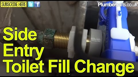 SIDE ENTRY FILL VALVE TOILET REPAIR and CHANGE - Plumbing Tips