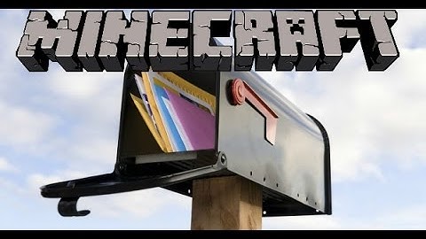 ✔ Minecraft: How to make a MAILBOX