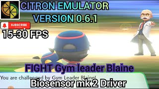 15-30 FPS Playable | Pokemon Lets Go Pikachu | Citron Emulator version 0.6.1 on android.