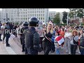 Belarus: Thousands of women protest in Minsk during "peace march"