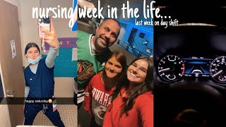 WORK MY LAST 3 DAY SHIFTS WITH ME | nurse week in the life