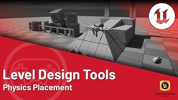 Unreal Engine 5 Tutorial - Level Design Tools - Physics Placement