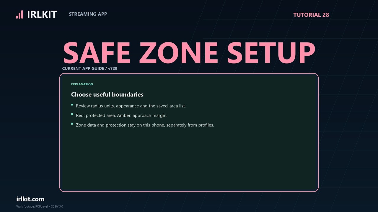 28 Create and manage safe zones - YouTube