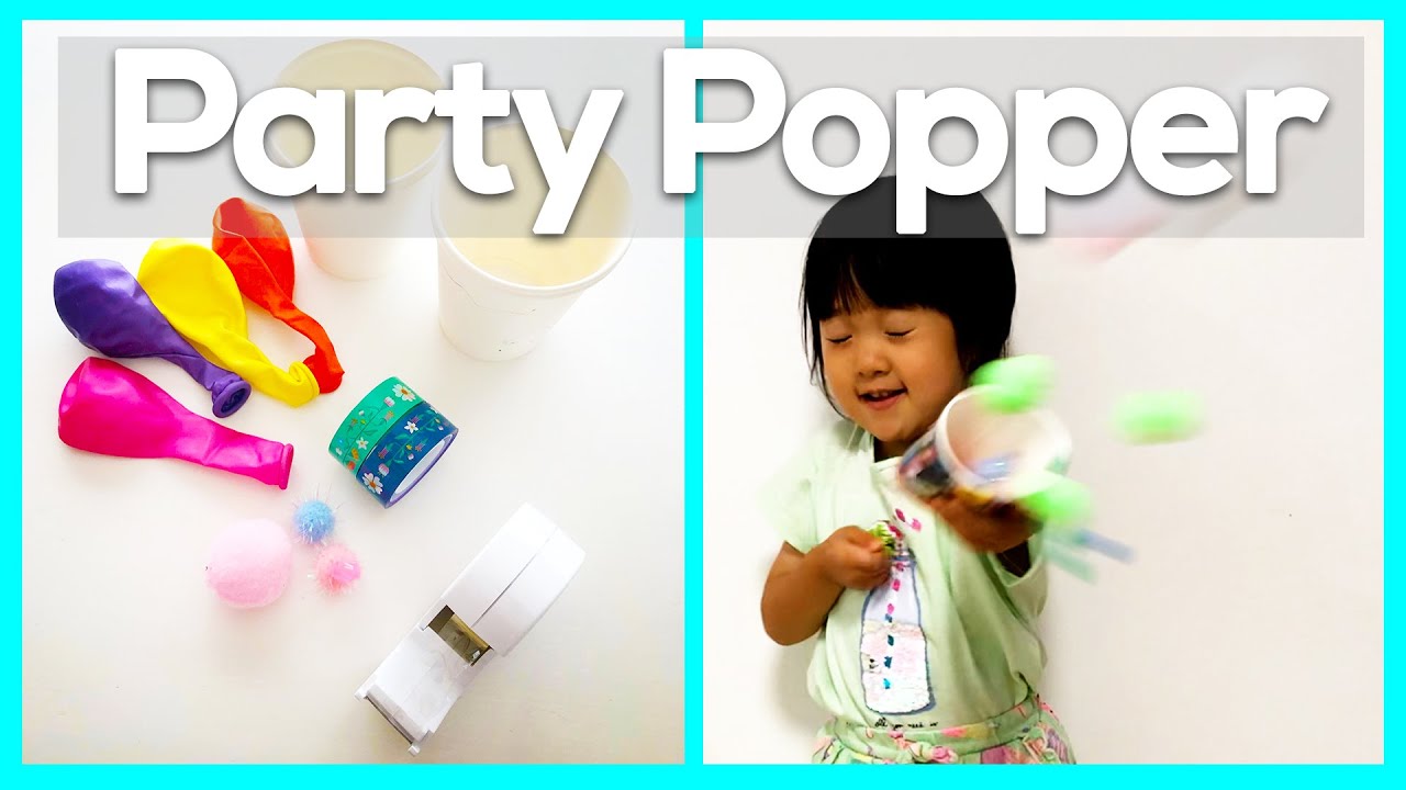How to make a party popper using paper cup|Halloween|Birthday|【紙コップ ...