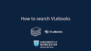 How to search VLEbooks