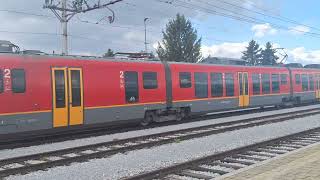 Slo S 580  Emv Siemens Desiro S 312 Iz Ljubljane Ulazi U S Kolodvor Dobova  Slovenija 