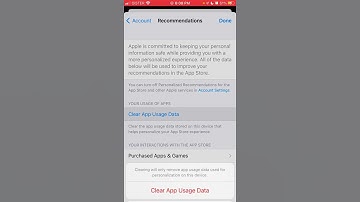 How to CLEAR APP USAGE DATA in App Store?