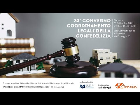 33° Convegno Coordinamento Legali della Confedilizia