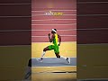He almost accidentally broke the World Record😭 #longjump #trackandfield #athletics