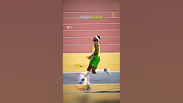 He almost accidentally broke the World Record😭 #longjump #trackandfield #athletics