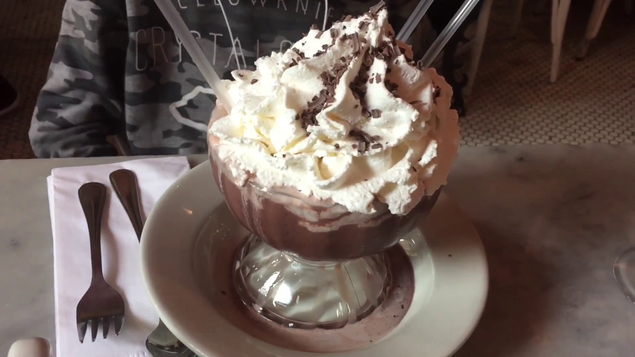 Serendipity 3 live tasting of the famous frozen hot chocolate