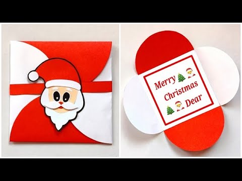 Merry Christmas card ideas handmade / Easy and Beautiful Christmas greeting card making