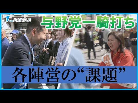 【衆議院島根1区補欠選挙】3補選で唯一の与野党対決　選挙戦で各陣営が抱く“課題”とは？