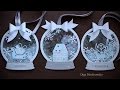 WHITE CHRISTMAS - DAY 21 - Snowglobe Shaker Tags
