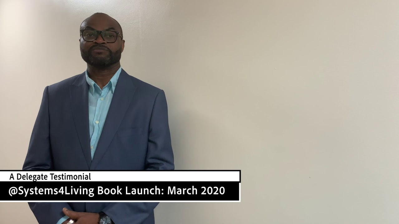 Systems For Living Book Launch: Delegate Testimonial