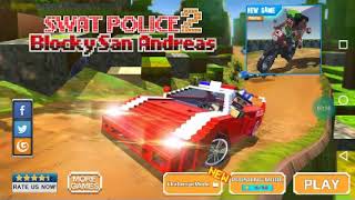 Swat Police Blocky San Andreas 2 (Android and iOS Game Amazing and GREAT Blocky) screenshot 5