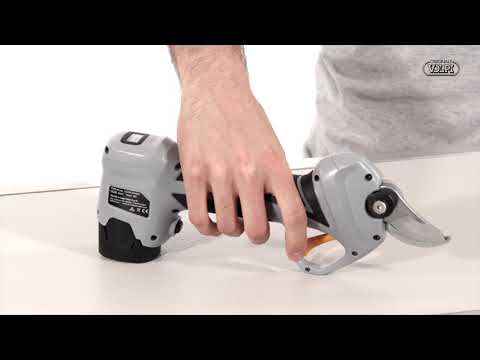 Volpi KV 380 Pruning Shears Battery Brushless 21.6V 2x2.5Ah with Maximum Cutting Diameter 38mm in Carrying Case