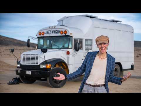 Skoolie Life to American Idol - Musicians DIY Tiny Home