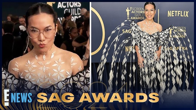 Ali Wong Reveals Fashion Details About Her Insane Red Carpet Dress
