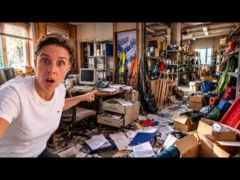 Video VERLASSENES HAUS MIT SPORTFIRMA! HIER LIEGT NOCH ALLES
