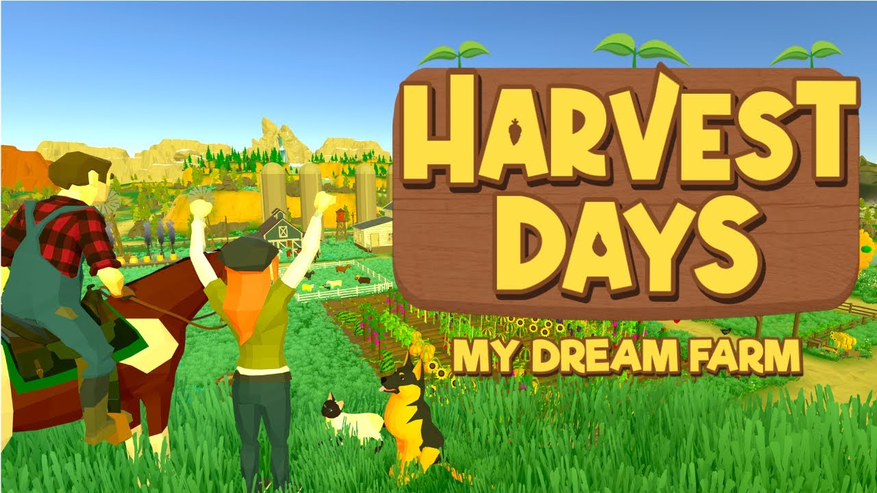 Harvest days 01 -  I now have a FARM  - Let's play, First look