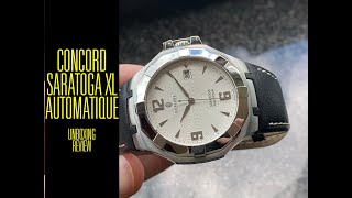 Concord Saratoga Xl Automatique Automatic 14.a9.1985 Watch | Unboxing e Review | Valjoux Relogios