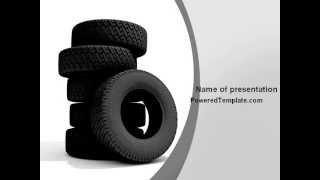 Tires PowerPoint Template by PoweredTemplate.com