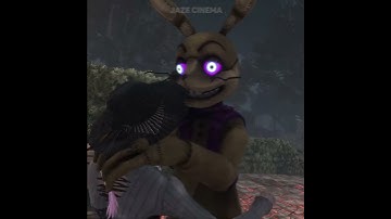 Glitchtrap Springtrap Skin Jumpscare DBD Gameplay