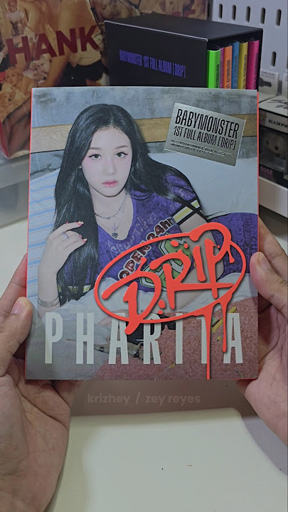 Unboxing Babymonster's 1st full album (Drip)  |  YG tag - Pharita ver #kpop #monstiez @BABYMONSTER