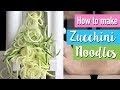 How to Make Zucchini Noodles (Zoodles) + A Paleo Zoodle Recipe!