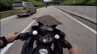 Yamaha YZF-R25 | Suara Knalpot Murni Tanpa Suara Angin | 4K