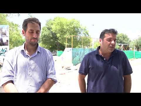Avance obra plaza Belgrano