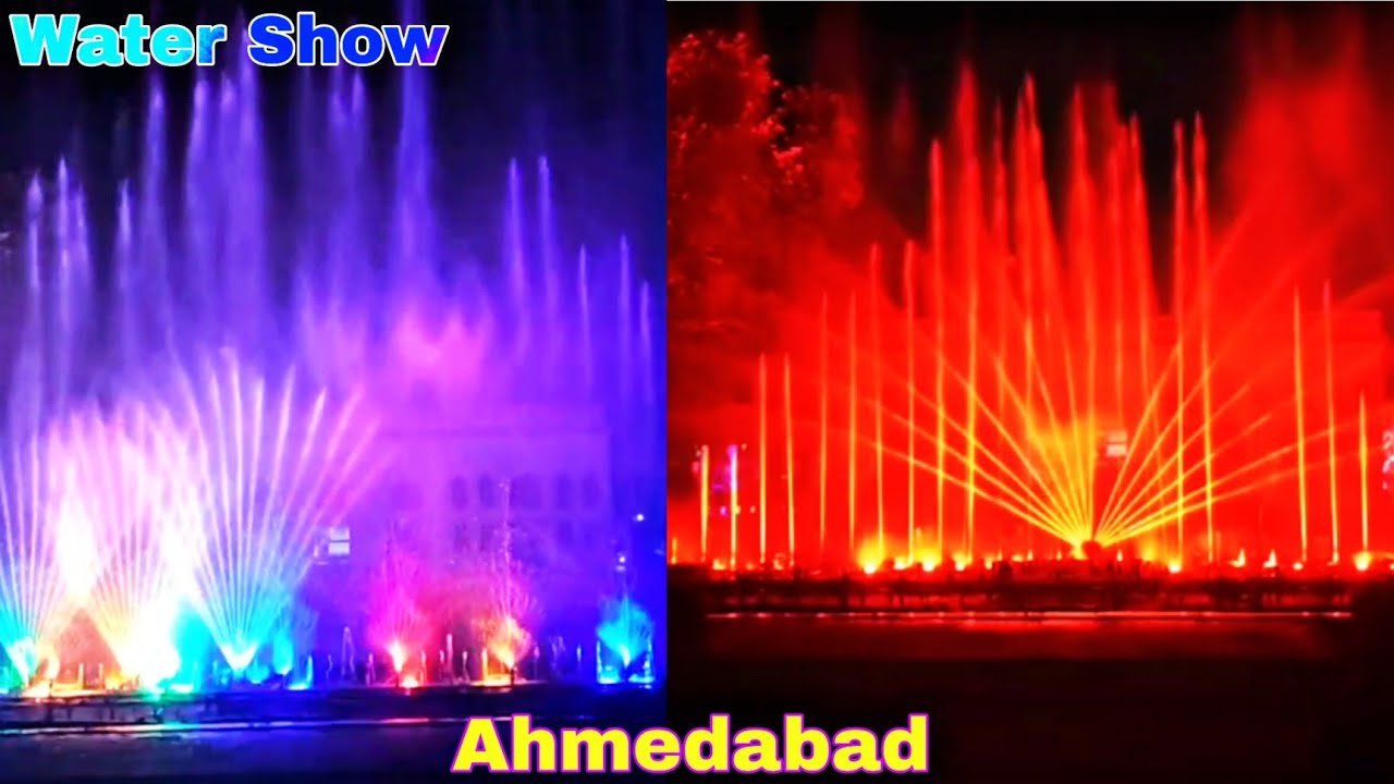 Water Show   Ahmedabad Kankaria Lake  Dancing Fuvara 