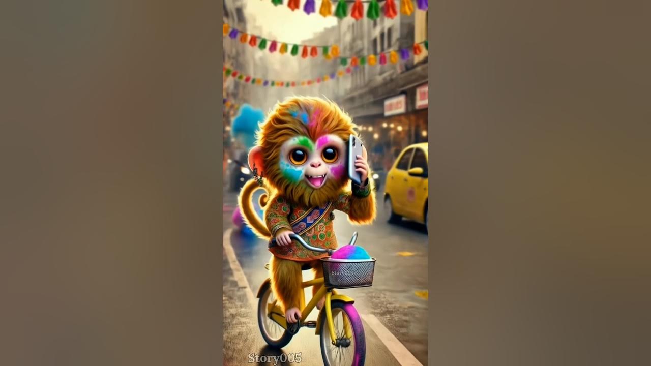 krishna cartoon holi images