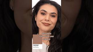 Color of the Year: Mocha Mousse Makeup 🤎 #mochamousse #brownmakeup #budgetbeauty