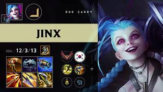 Jinx ADC vs Lucian - KR Grandmaster Patch 26.16