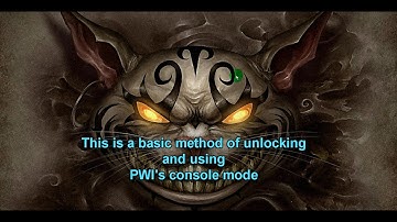 PWI - Basic Console Mode How To Guide