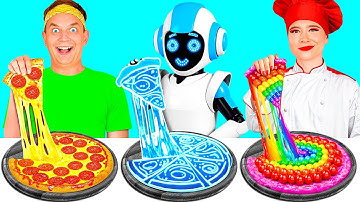 Me vs Grandma Cooking Challenge with a Robot by BaRaDa Gold Challenge