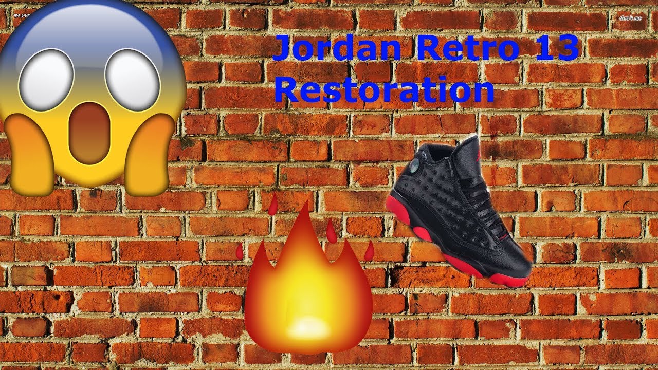 Jordan Retro 13 "Dirty Bred" restoration