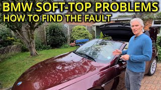 BMW SOFT TOP PROBLEMS - HOW TO DIAGNOSE AND FIX screenshot 5