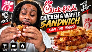 I TRIED THE CHICKEN AND WAFFLE SANDWICH FROM CHICK-FIL-A IS IT HYPE OR IS IT WORTH IT