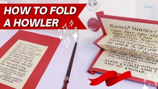 Let's Fold a Howler in WB Studio Tour London Style! | Wizarding World 🧙🏻‍♂️