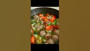 Sayur Sop Bakso Seger #shorts #sopbakso #resepsop